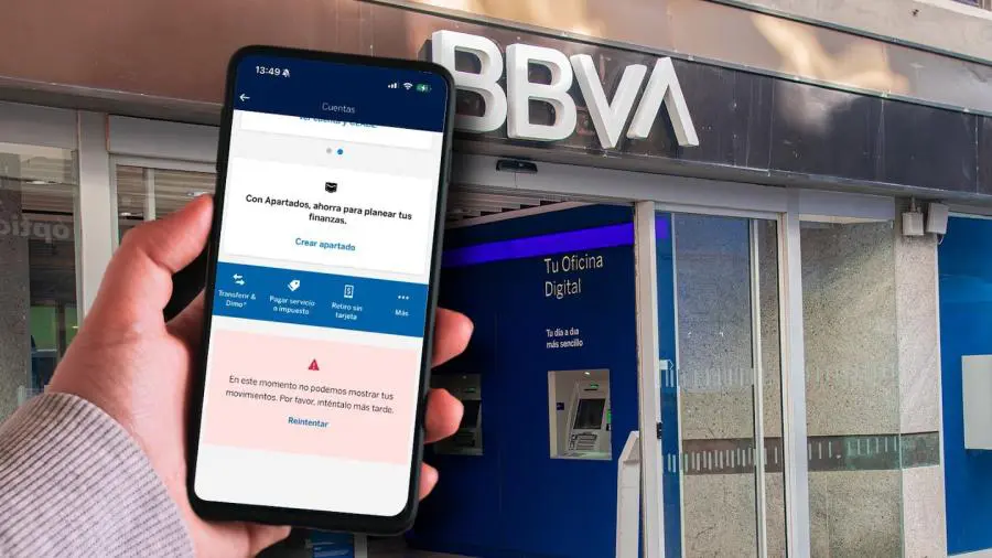fallas en app de BBVA