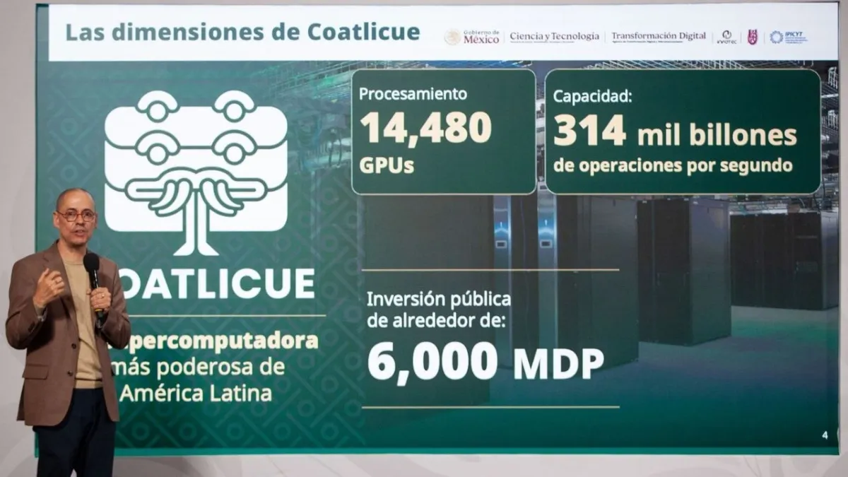 José Antonio presentando Coatlicue