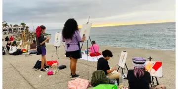 Malecón de Puerto Vallarta se llena de arte con “Pinceladas Frente al Mar” por el Día de la Mujer
