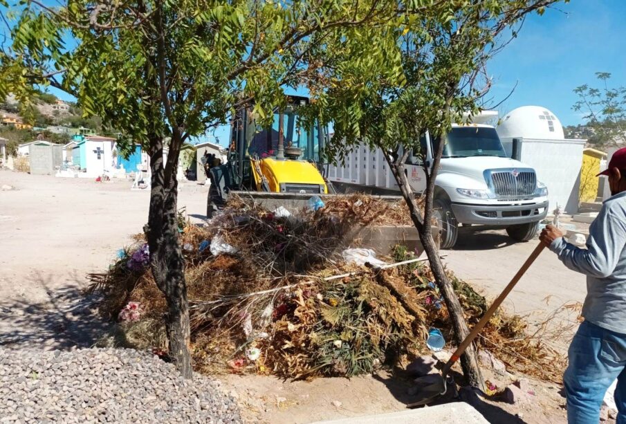 66.150 toneladas de basura recolectadas en el panteón de Los San Juanes.