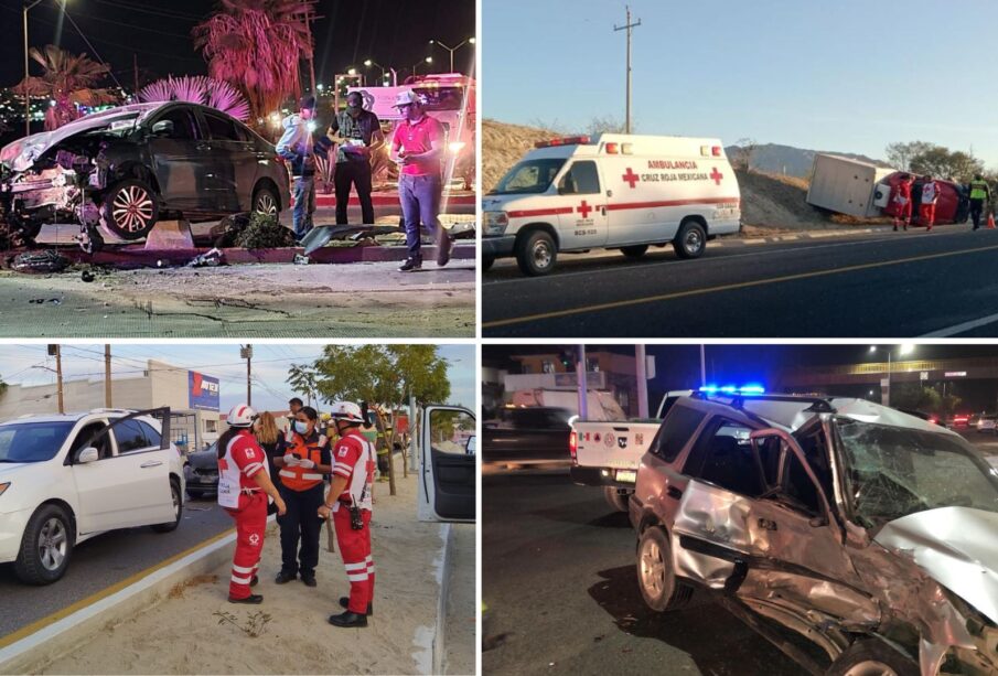 Accidentes de tránsito en Los Cabos.