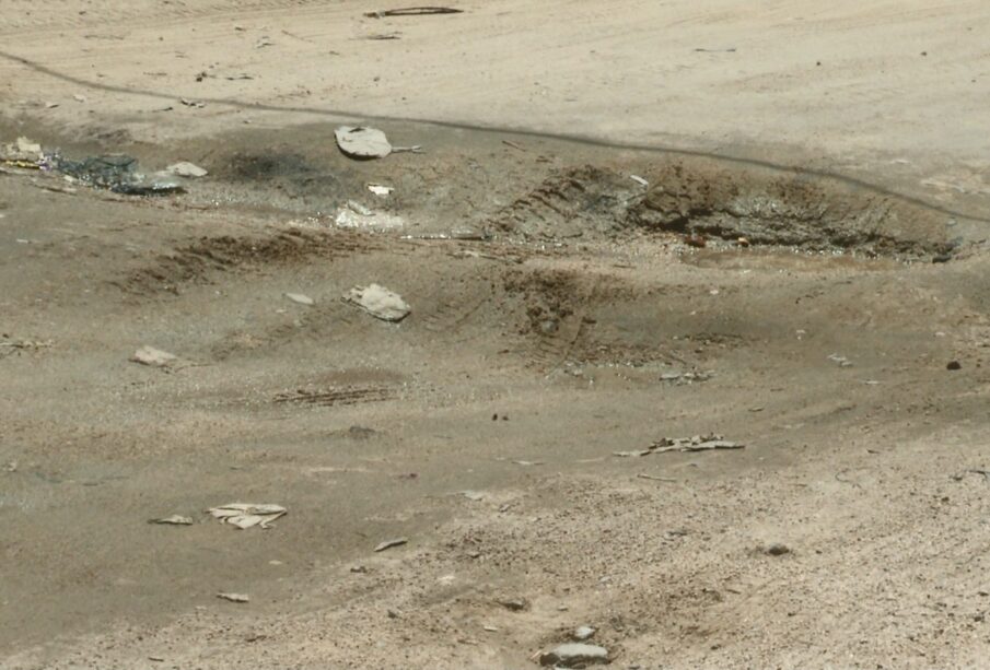 Bache en el Vado de Santa Rosa.