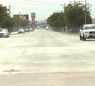 Calle de La Paz sin carril de ciclovía.