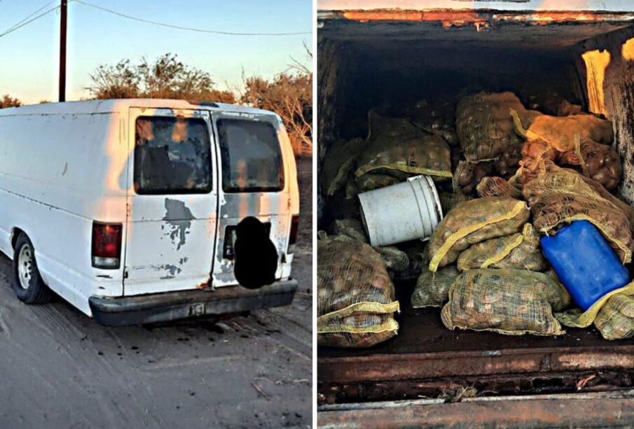 Camioneta que transportaba 10 toneladas de almejas chocolata en Comondú.