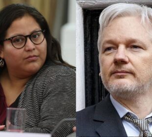 Citlalli y Julian Assange