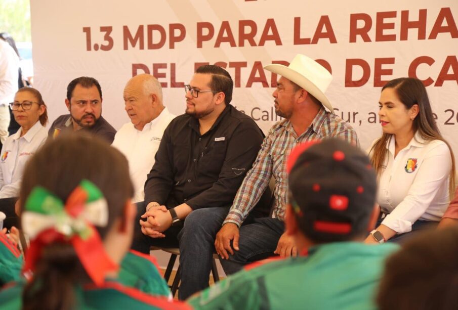 Conferencia de prensa del Gobierno de Los Cabos y de Baja California Sur.