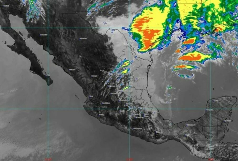 Mapa de México del Servicio Meteorologico Nacional.