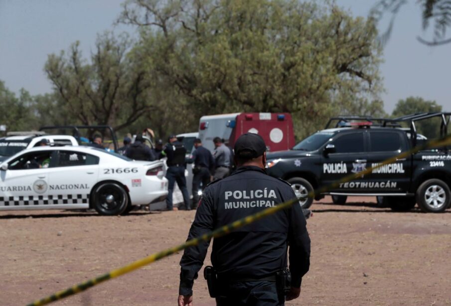 Movilización policiaca zona acordonada