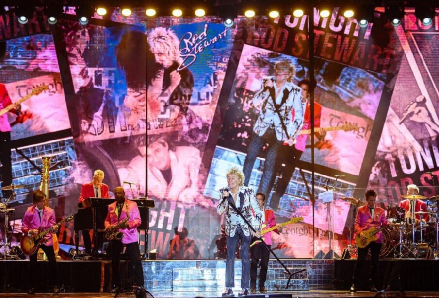 Rod Stewart en el Foro de las Estrellas de la Feria Nacional de San Marcos en Aguascalientes.