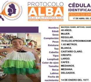 Protocolo Alba de mujer desaparecida en La Paz
