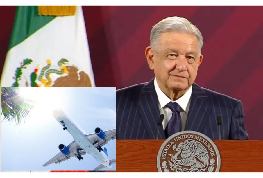 AMLO da marcha atrás en la mañanera y un avión