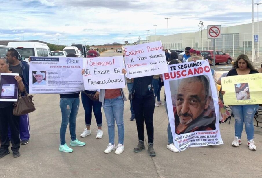 Familiares de personas desaparecidas en Zacatecas