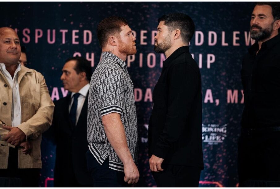 Frente a frente Canelo-Ryder