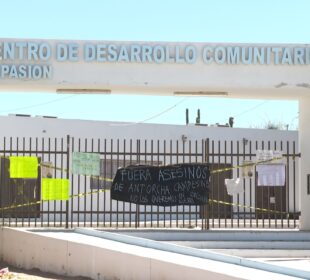 fachada del centro Comunitario La Pasión en La Paz