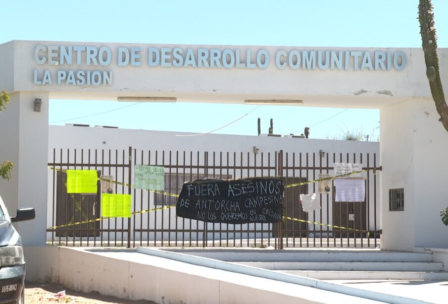 fachada del centro Comunitario La Pasión en La Paz