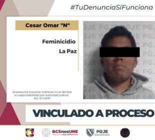 Ficha de vinculación a proceso de César Omar "N"