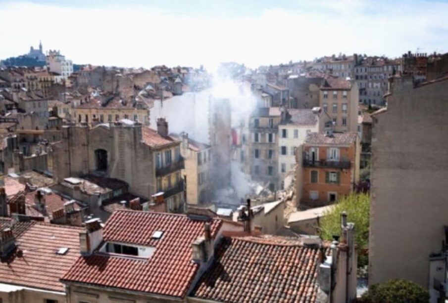 Explosión en edificio de Francia