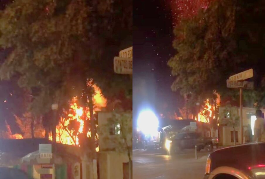 Incendio en Todos Santos, Baja California Sur