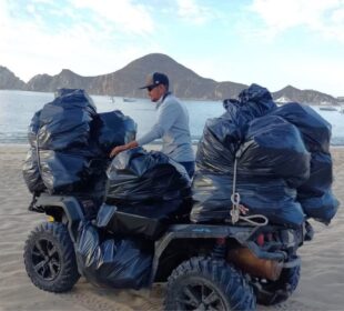 Juntan 38 toneladas de basura en playas de Los Cabos