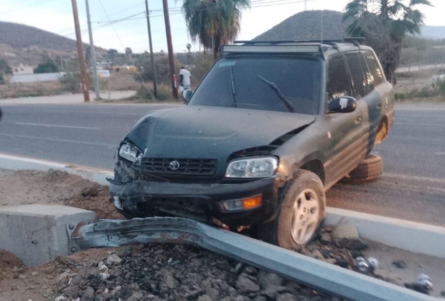 El mesero se quedó dormido y chocó