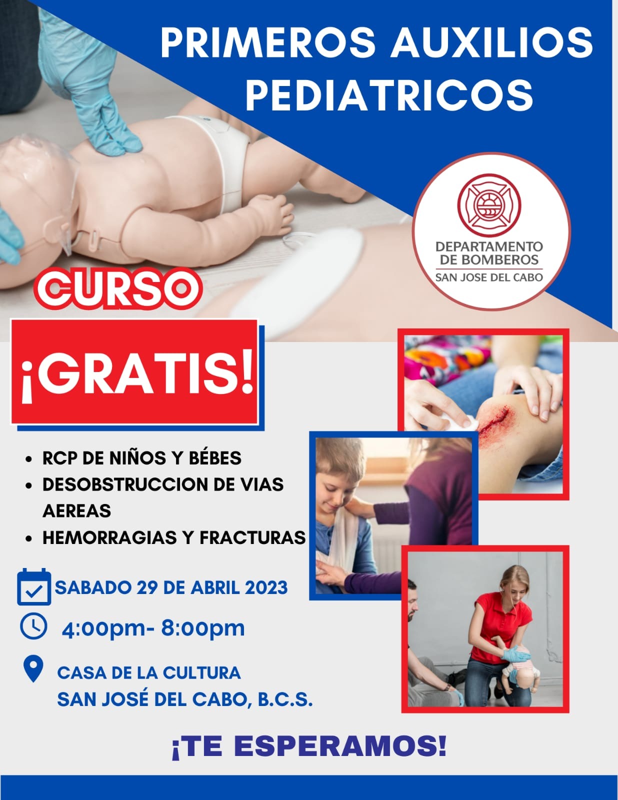 Curso de Primeros Auxilios Pediátrico