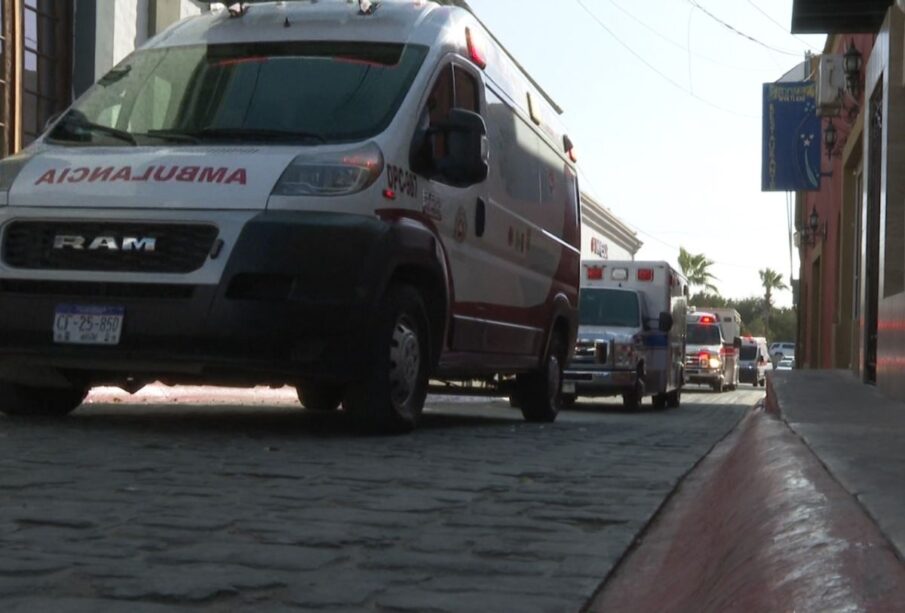 Ambulancias que estarán en los puntos de auxilio