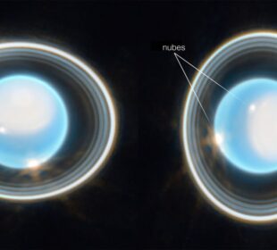 Planeta Urano y sus anillos
