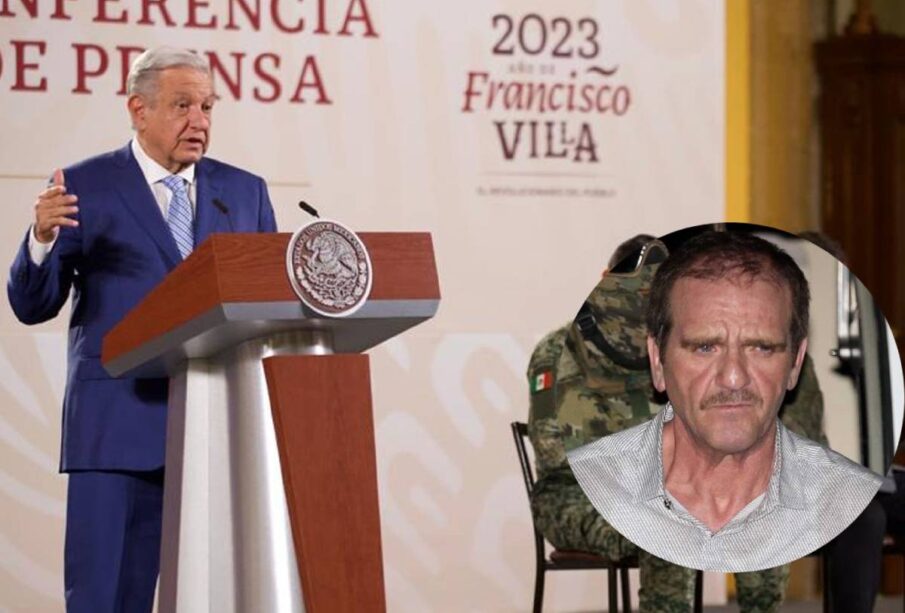 AMLO hablando de la liberacion de El Güero Palma