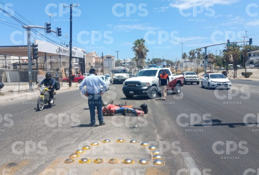 Accidente en la colonia 8 de Octubre.