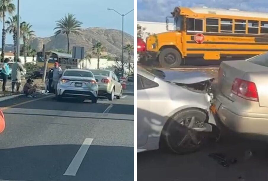 Accidente sobre la carretera Transpeninsular.