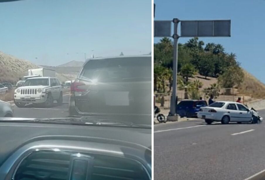 Dos accidentes sobre el corredor turístico de Los Cabos.