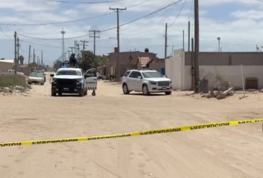 Ataque armado en la colonia Libertad en Guerrero Negro.