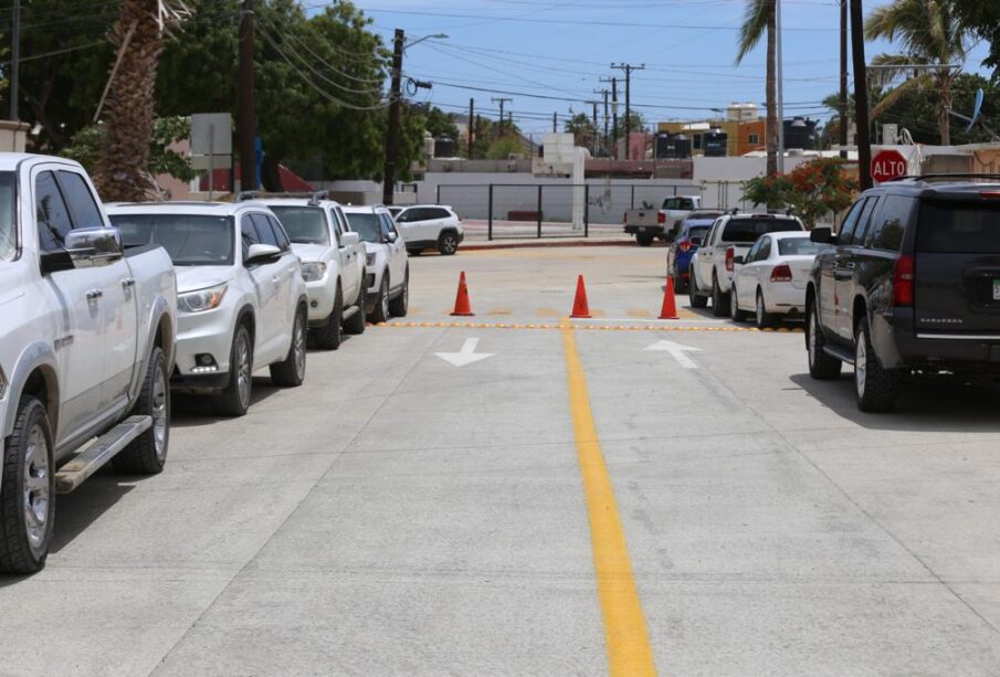 Calle Hojazen en Cabo San Lucas.