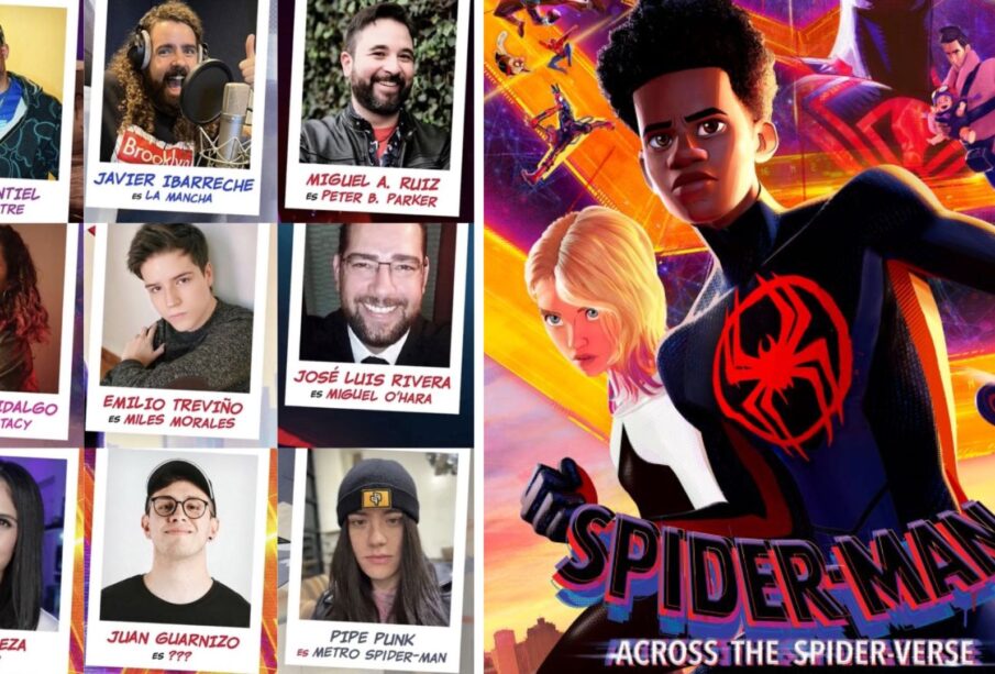 Cast de influencers que dará voz a Spider-Man a través del Spider-Verso.