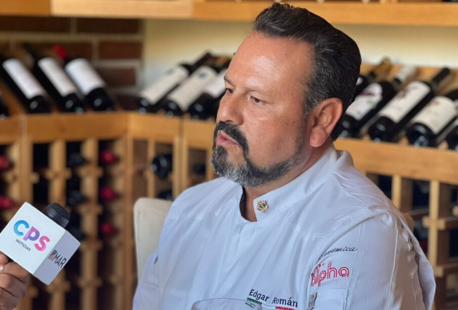 Chef Edgar Román, propietario del restaurante Don Sánchez ubicado en San José del Cabo.