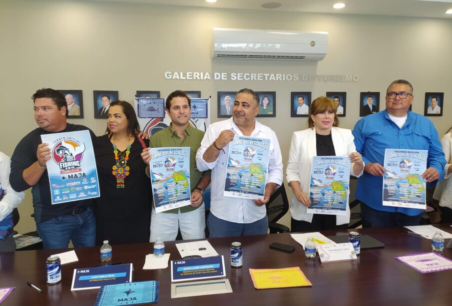 Conferencia de prensa de segundo torneo Fishing in La Paz