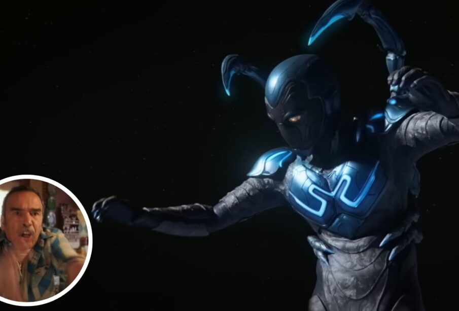 Damian Alcazar en el tráiler de Blue Beetle.