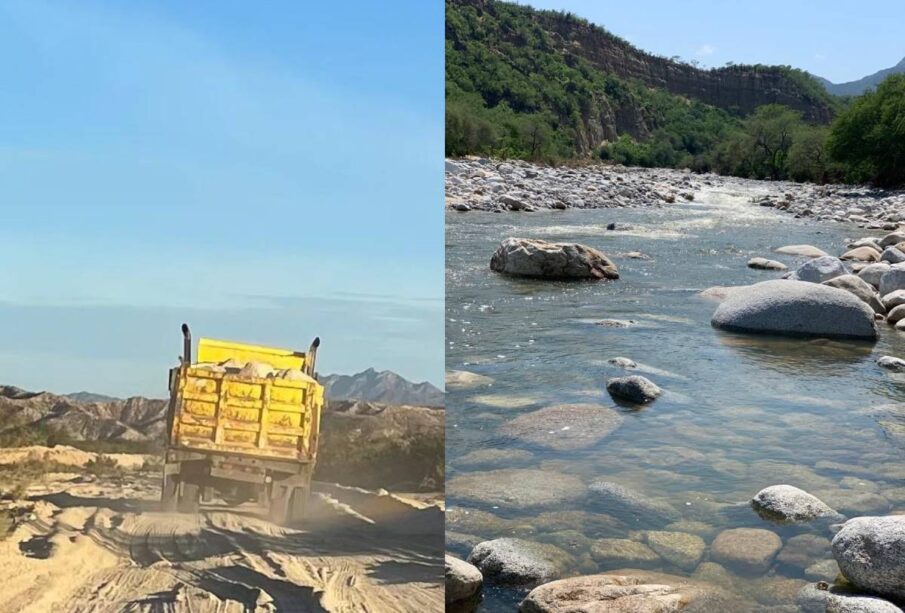 Denuncia sobre extraccion de piedra en arroyo