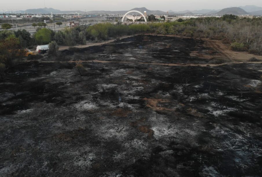 Ecoparque de La Paz tras incendio.