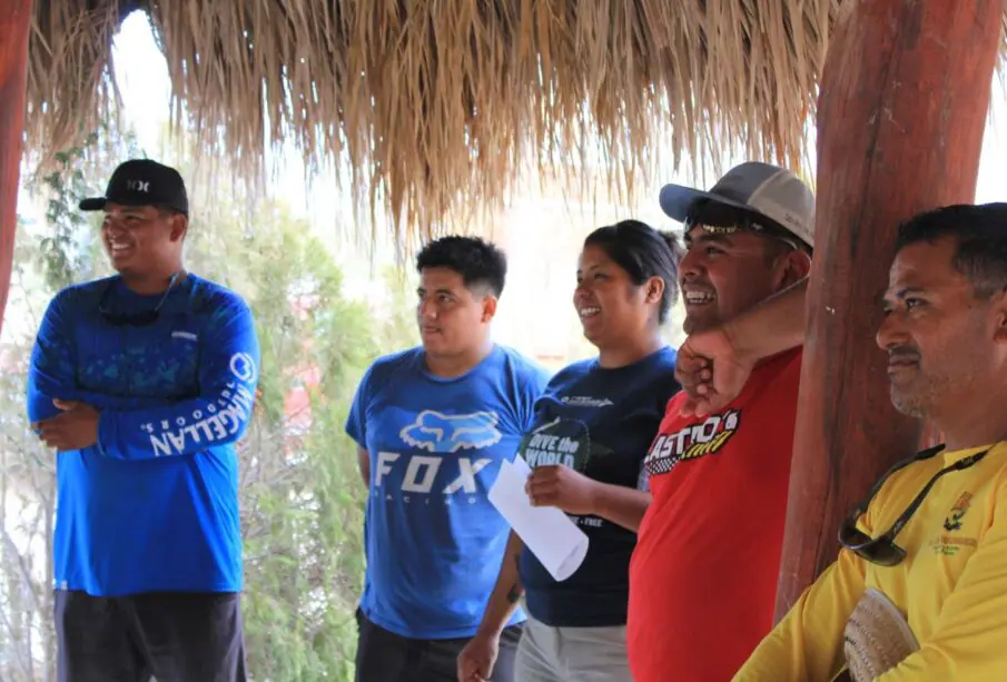 Prestadores de servicios turísticos de Cabo Pulmo.