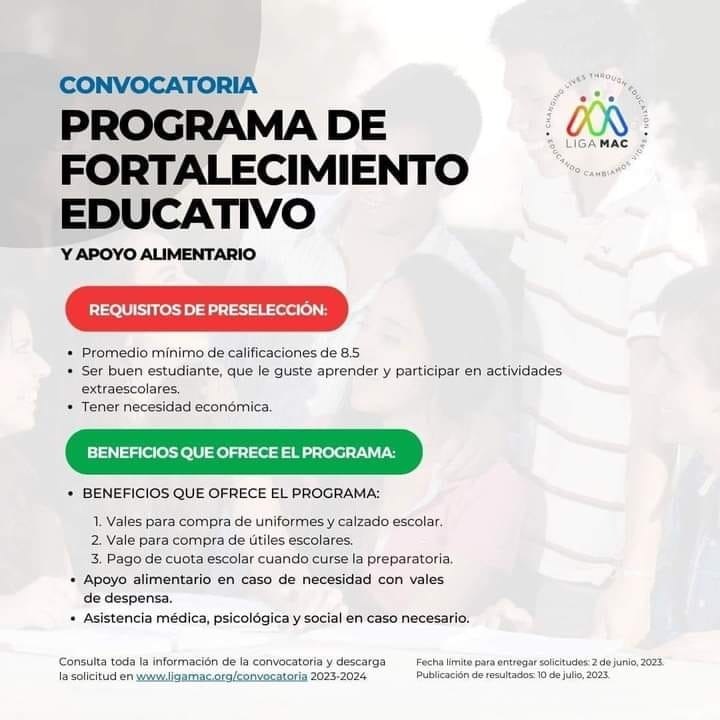 Liga Mac A.C. brinda apoyo educativo y alimentario a jóvenes en Los Cabos