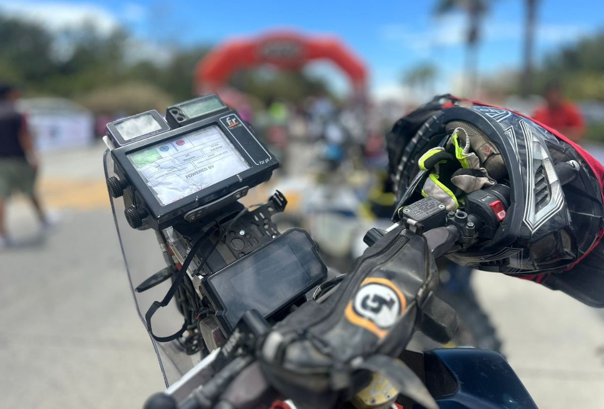 Motocicleta participante en la Norra