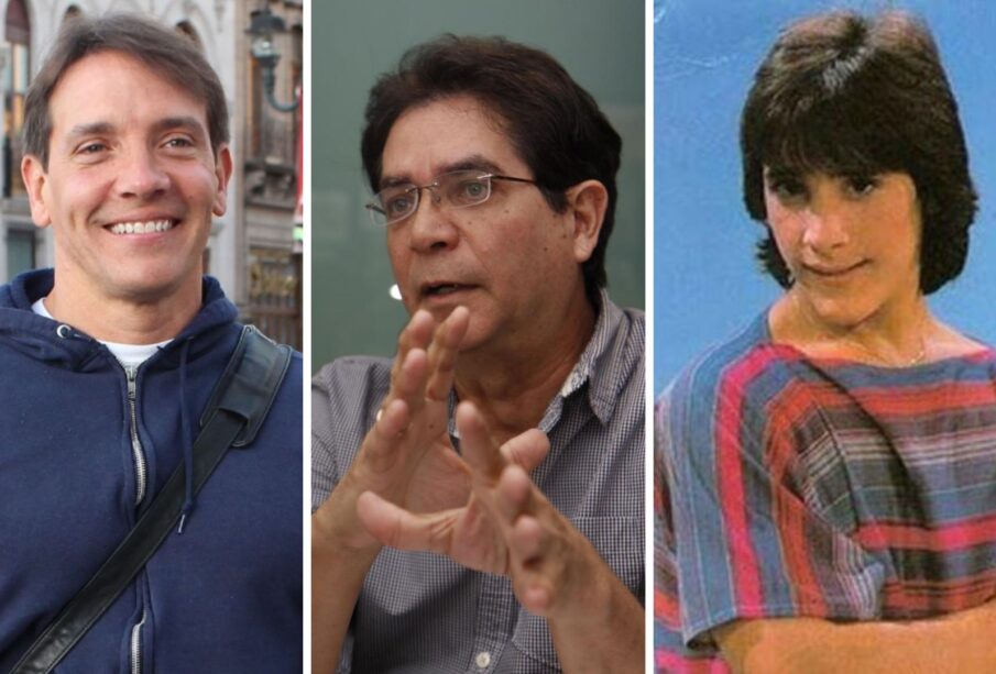 Renne Ferrait, Edgardo Díaz y Roy Rosello.
