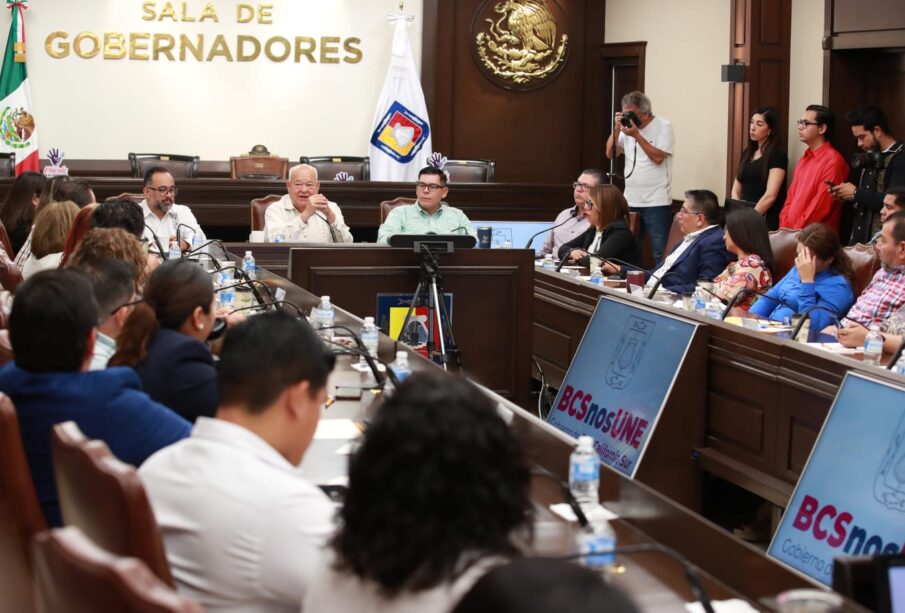 Sala de gobernadores del gobierno de BCS.