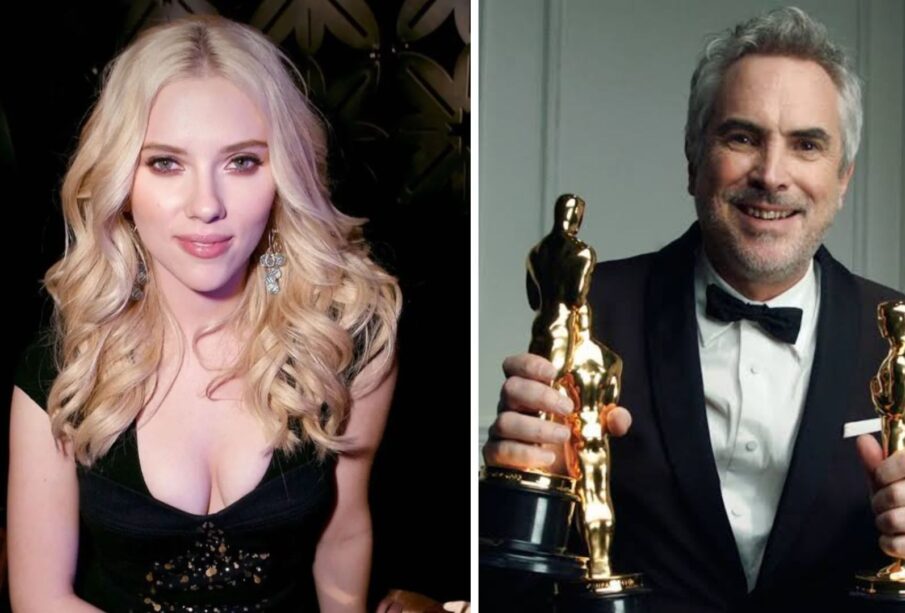 Scarlett Johansson y Alfonso Cuarón.
