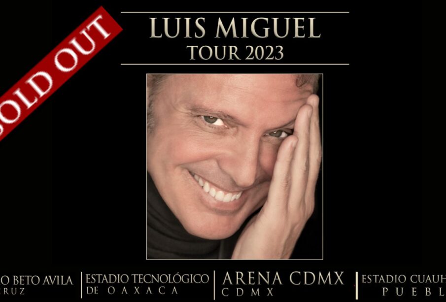 Sold out para las entradas del Luis Miguel Tour 2023 en CDMX, Veracruz, Puebla y Oaxaca.