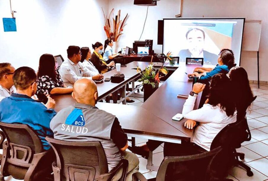 Videoconferencia sobre el lavado correcto de manos