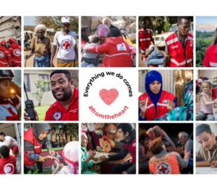 Voluntarios de la Cruz Roja