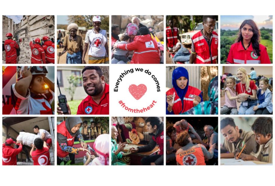 Voluntarios de la Cruz Roja