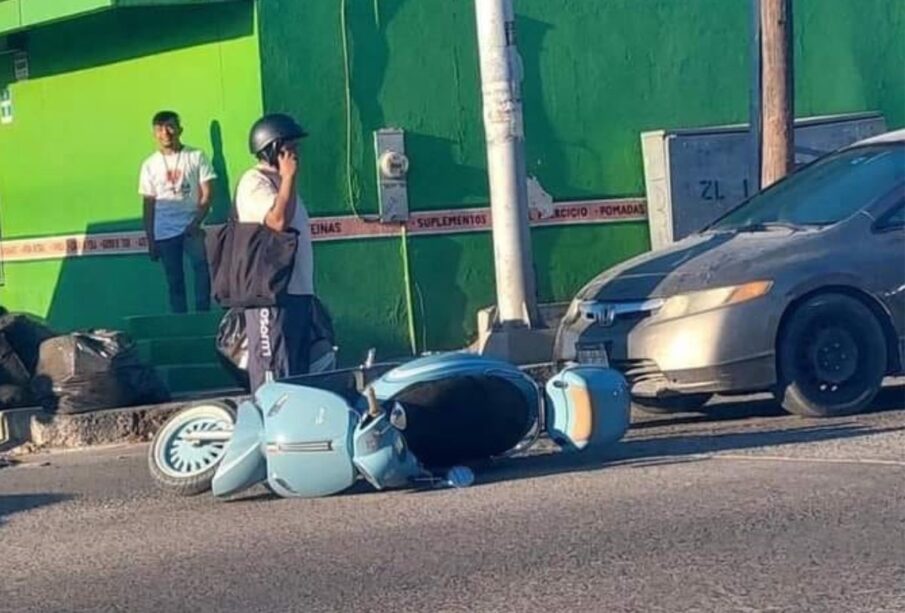 Accidente en El Zacatal causa caos vial